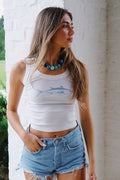 Washed Tuna Scoop Neck Tank